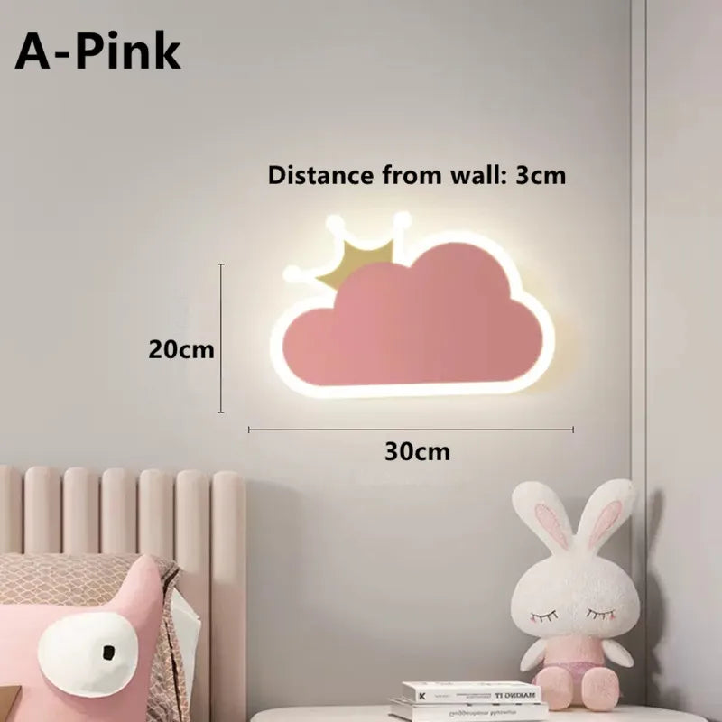 Nordic Cloud Wall Lamp - Creative and Charming Lighting for Children's Rooms