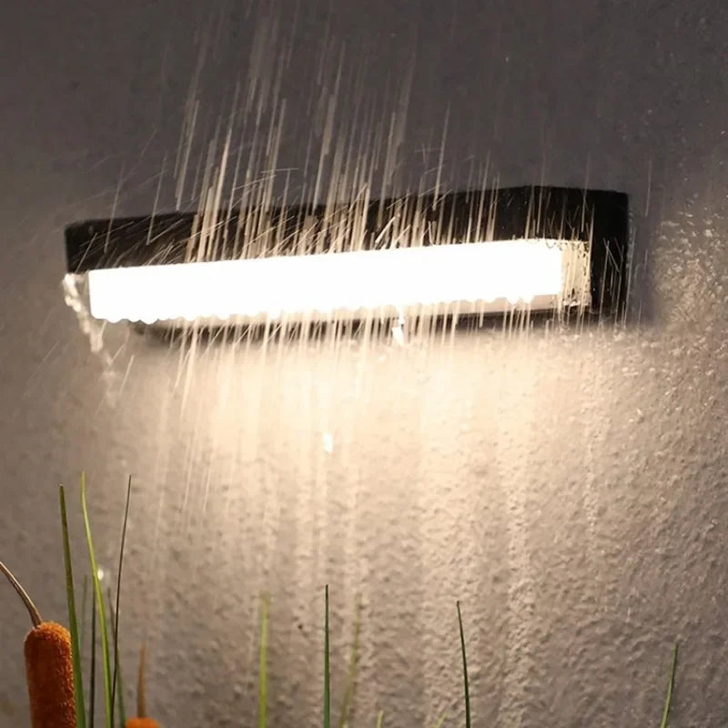 Solar LED Wall Light - IP65 Waterproof Outdoor Lamp with Motion Sensor