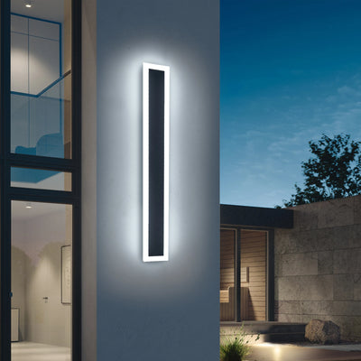 Modern Outdoor LED Wall Lamp – 3000K Warm Light Fixture for Aisles, Garages, and Porches