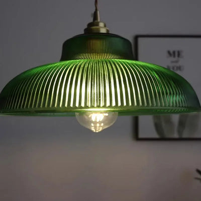 LED Vintage Glass Pendant Light