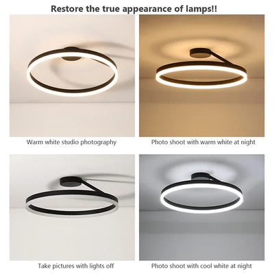 Modern LED Ceiling Light Circular Lamps: Stylish and Functional