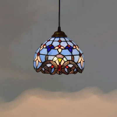 European Pendant Lamp – Creative Retro Glass Chandelier for Bar, Restaurant, Bedroom, and Balcony