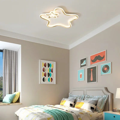 Modern Star LED Ceiling Lamp - Children's Chandelier for Living Room, Study, Aisle, Balcony - Indoor Home Decor Lighting Fixture Luster