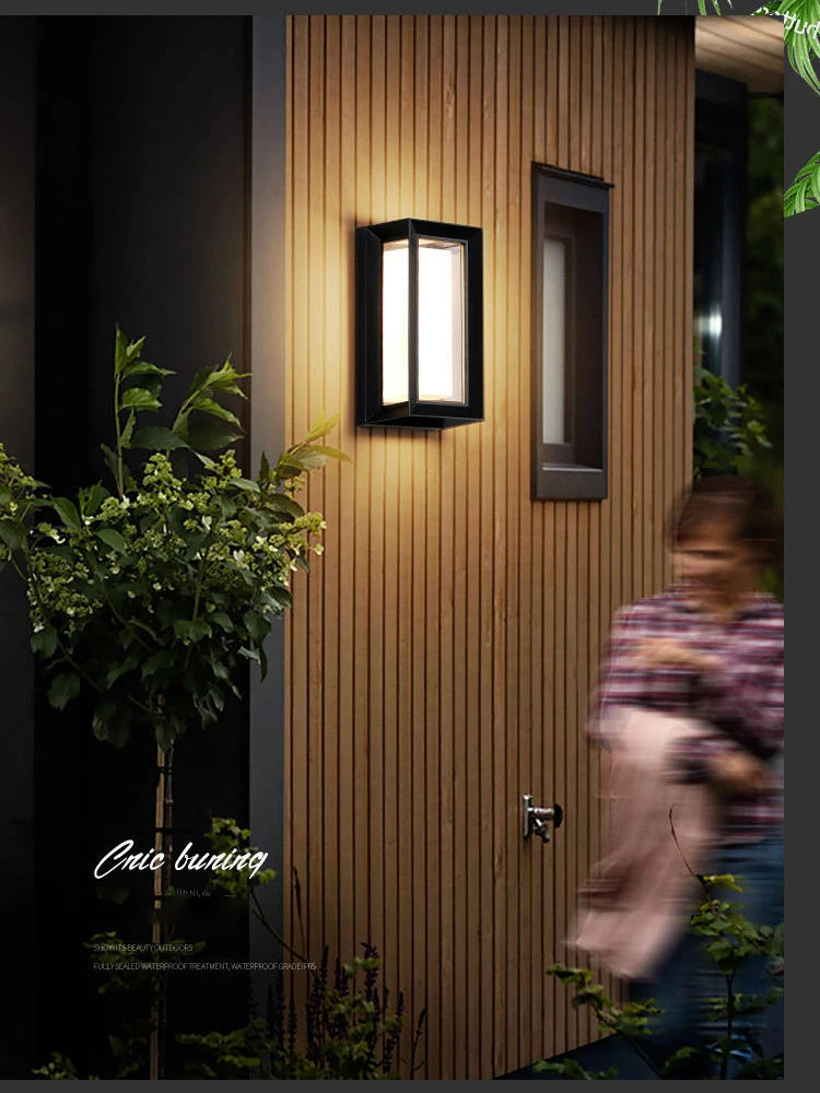 Motion Sensor Outdoor Wall Light 20W Waterproof LED Wall Lamp