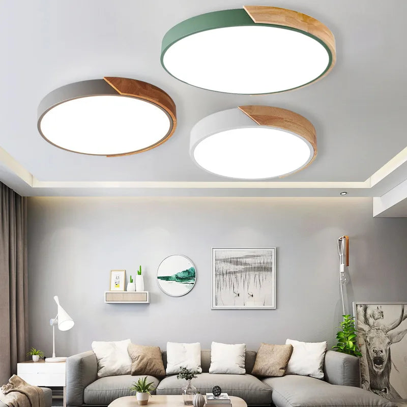 Modern LED Ceiling Light Macaron Chandelier