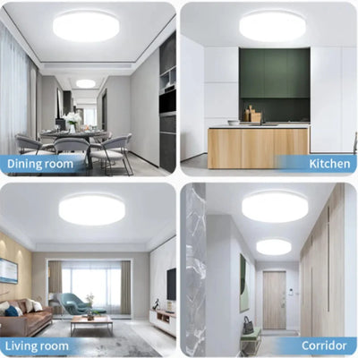 Ultra-Thin Round LED Ceiling Lamp - Modern Bedroom Light Fixture for Home Decoration