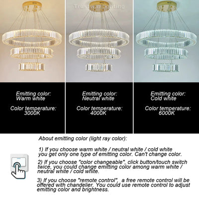 Golden Chrome Round Ring Hanging Light: Modern Elegance Illuminated