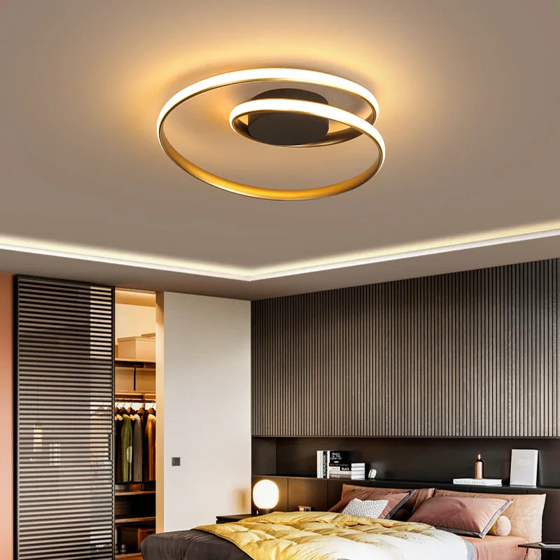 Living Room Ceiling Light Aluminum Lighting Fixtures Modern Ceiling Mounted  Nordic Creative Bedroom Lights New LED Study Lamp