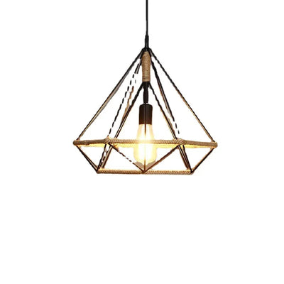 Retro Classical Hemp Rope Chandelier