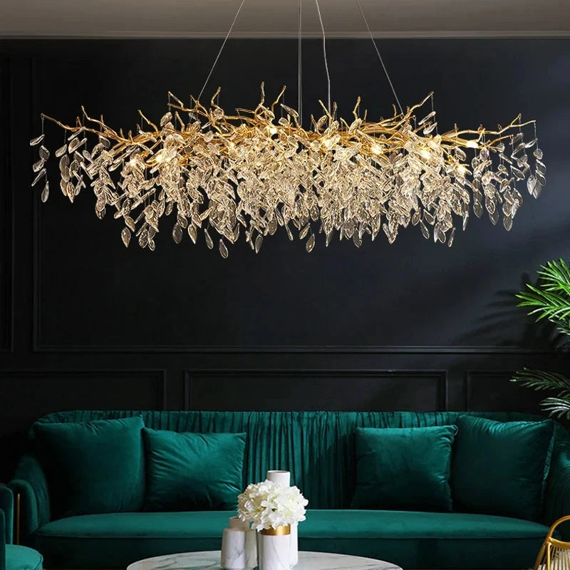 Luxury Gold Crystal LED Chandeliers: Elevate Your Living Spaces with Elegance