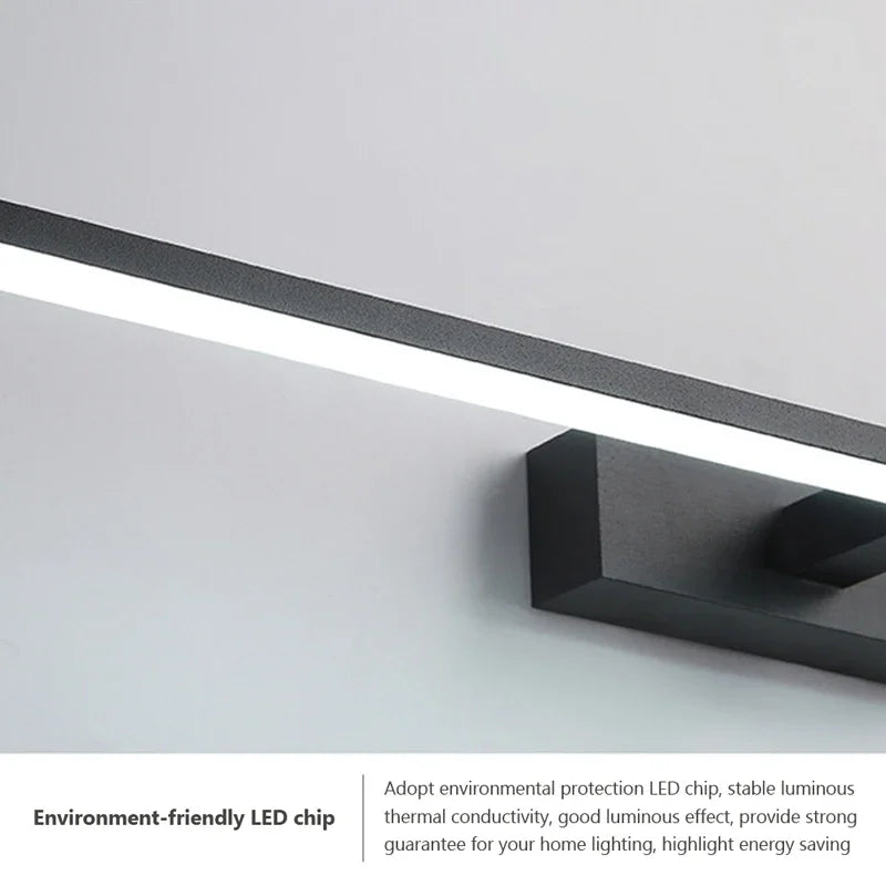 Modern LED Wall Light | Bathroom Mirror Line Lamp