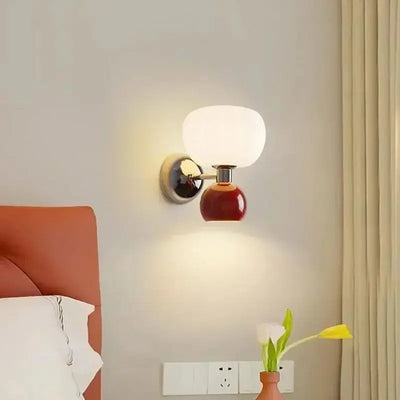 Modern LED Wall Lamps Cream Breeze Pumpkin Sconces