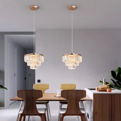 Modern K9 Crystal LED Ceiling Lamp - Nordic Chandelier