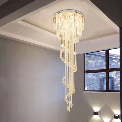 Contemporary Crystal LED Chandelier - Illuminate Your Living and Dining Spaces with Modern Elegance