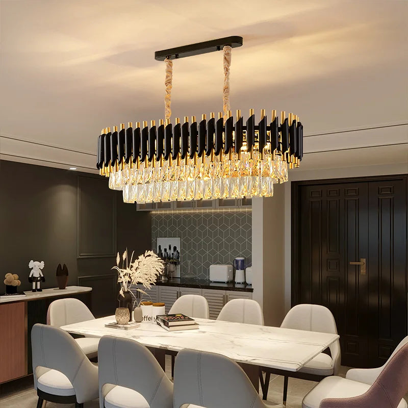 Modern Lustre Crystal Big LED Chandelier Lighting