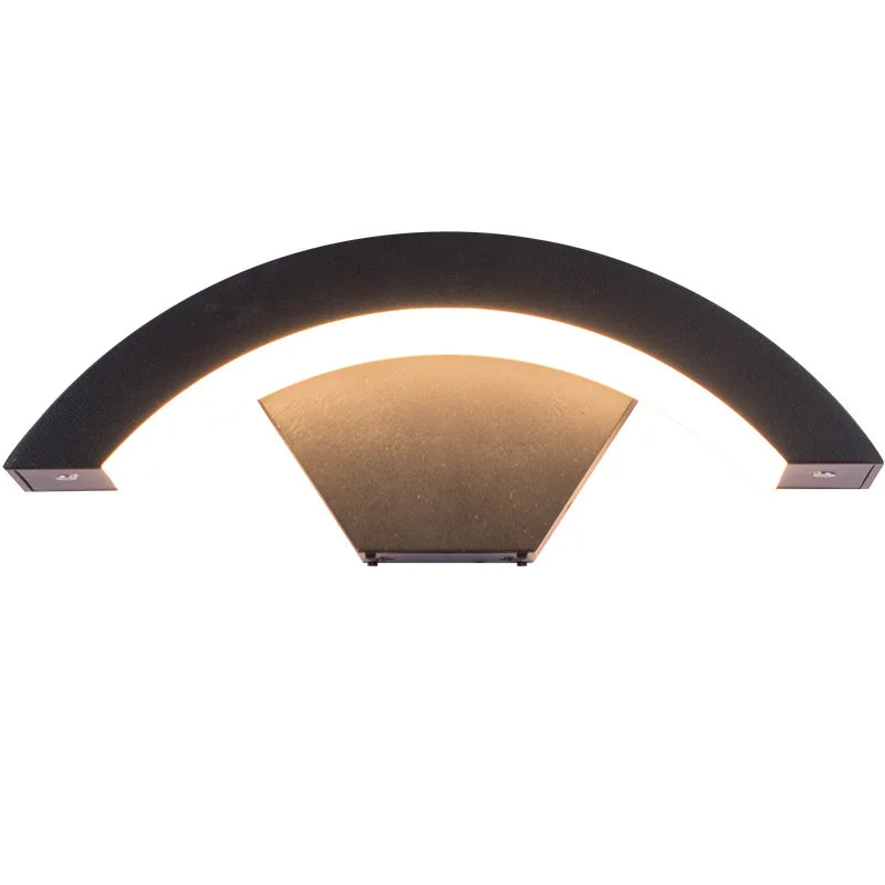 Modern Outdoor Wall Light with Radar Motion Sensor