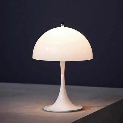 Sleek Modern Mushroom Table Lamp - Creative Lighting Fixture for Bedroom, Bedside, Office, and Study