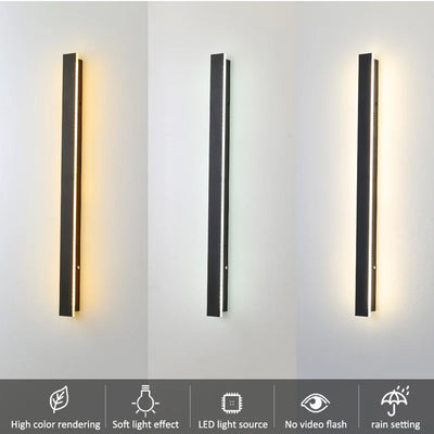 Modern Outdoor Wall Lighting Fixture for Porch