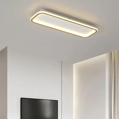 Modern LED Rectangular Aisle Ceiling Light - Simple and Creative Lighting for Bedroom, Living Room, Corridor, and Balcony