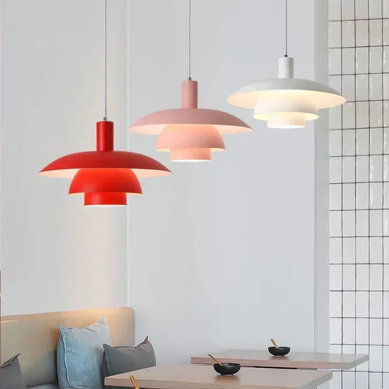 Danish Design Pendant Light - High-Quality LED Hanging Lamp for Living Room, Kitchen, and Dining Table