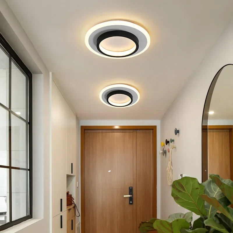 Modern LED Ceiling Lamp - Square Ceiling Light Fixture for Living Room, Stair, Aisle, and More