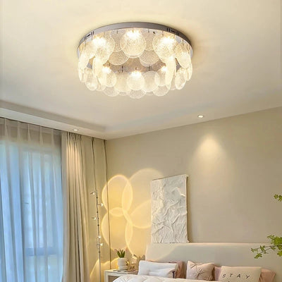 Luxury Living Room Crystal Lamp - Modern Simple Atmosphere Ceiling Lamp Package for Whole House