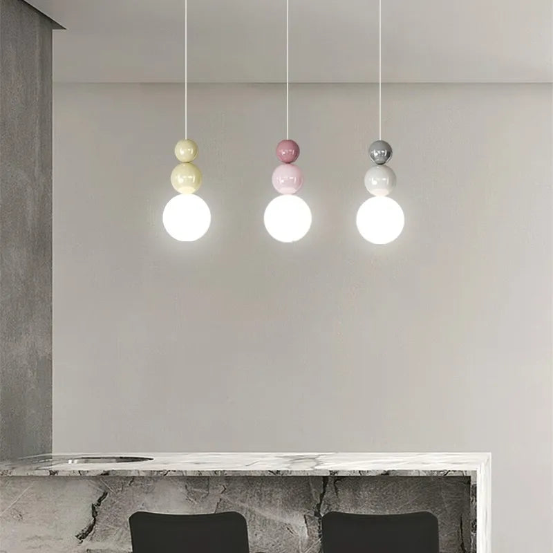 Nordic Pendant Light: Modern LED Illumination for Versatile Spaces