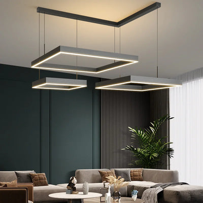 Modern Minimalist LED Chandelier - Nordic Creative Lighting for Living Room and Restaurant