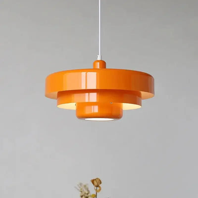 Creative Retro Orange Pendant Lamp | Dining Room & Restaurant Chandelier