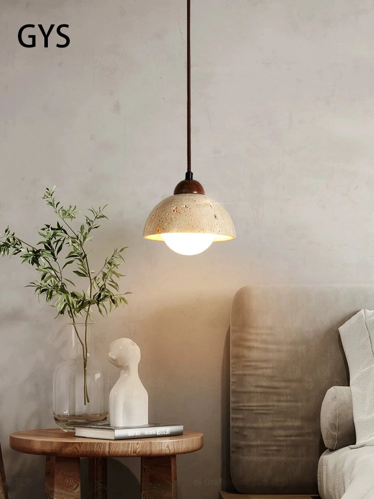 Yellow Traver LED Pendant Lamp - Japanese Style