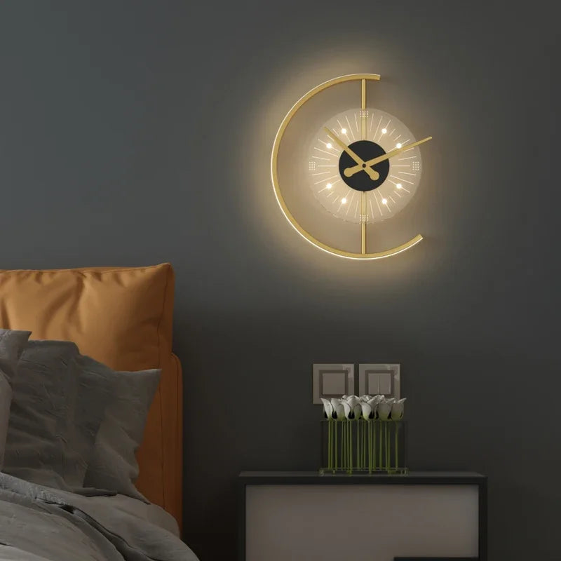 Modern LED Clock Wall Lamps: Combining Functionality with Style