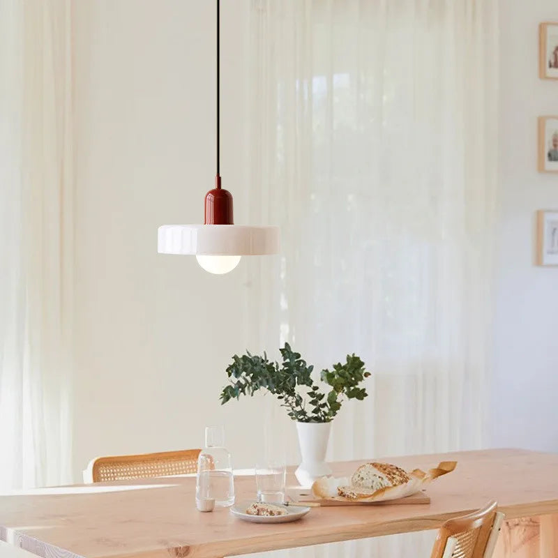 Postmodern Pendant Lamp: LED Retro Designer Glass Pendant Lamp