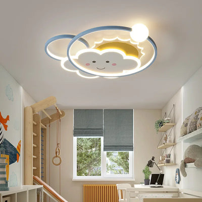 Cute Children's Room Ceiling Lights Cloud Lamp