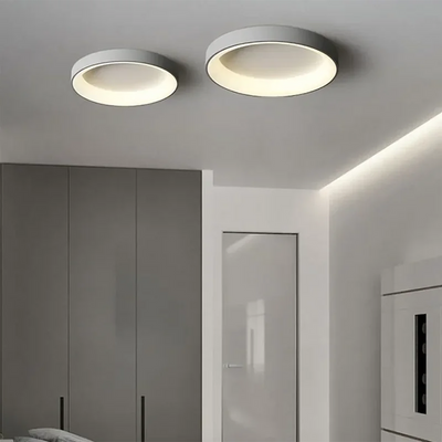 Modern Nordic LED Ceiling Light - Round Simple Lamp for Living Room, Bedroom, Study, and Restaurant