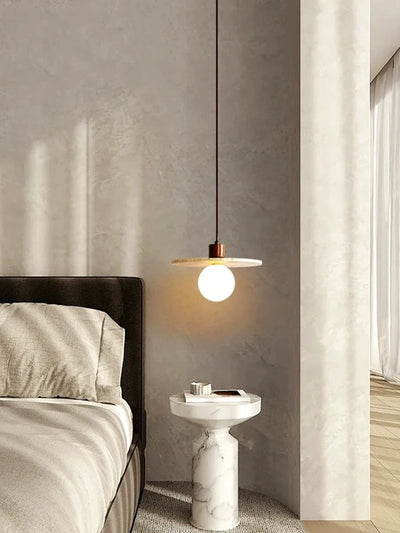 Yellow Traver LED Pendant Lamp - Japanese Style