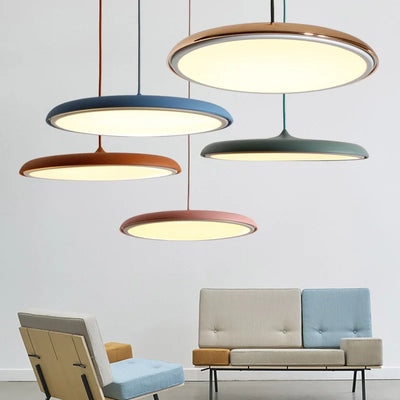 Modern Macaron LED Pendant Lamp: Luster Lighting Fixture