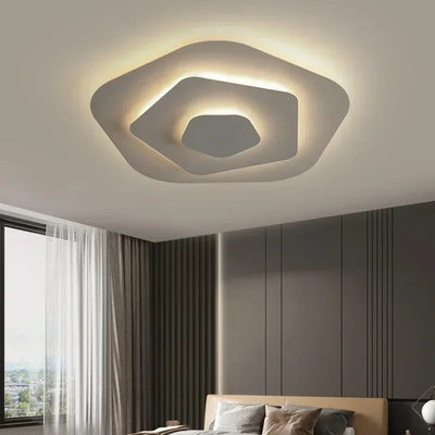 Modern LED Ceiling Chandelier - Flush Mount Lighting for Living Room, Bedroom, Dining Room