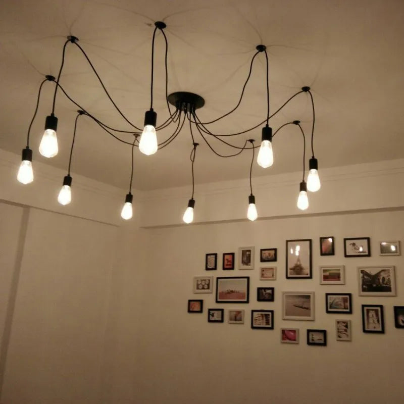 DIY Pendant Lights: Modern Retro Chandelier for Stylish Home Decor