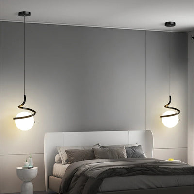 Nordic LED Pendant Lights - Modern Indoor Glass Hanging Lamp