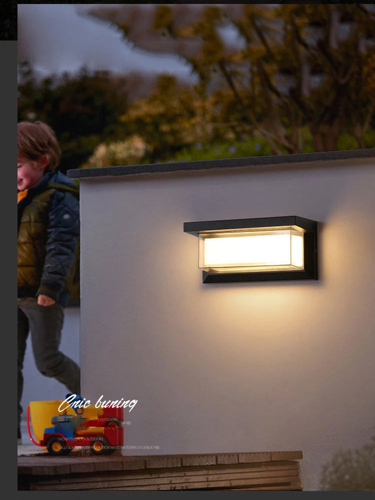 Motion Sensor Outdoor Wall Light 20W Waterproof LED Wall Lamp