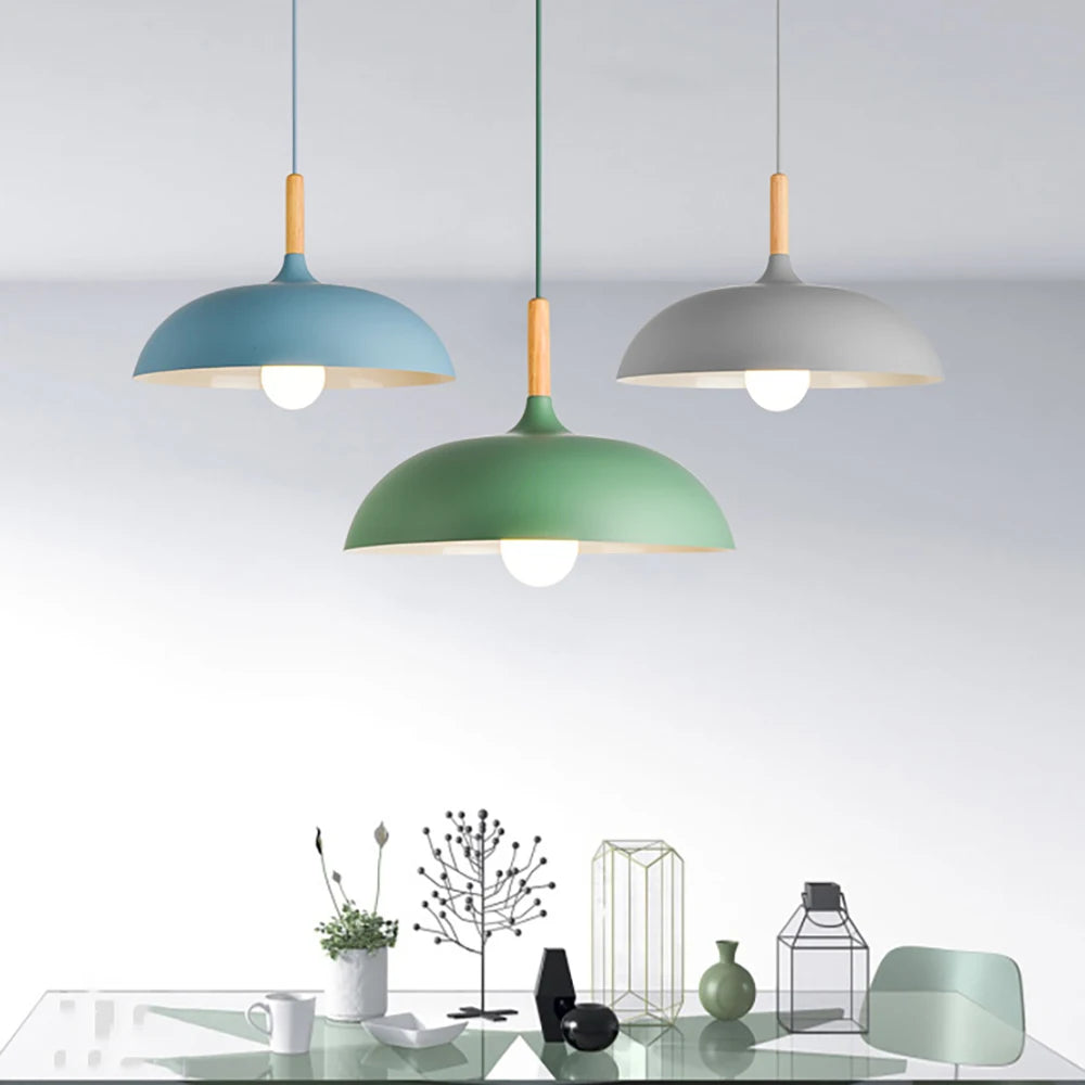 Nordic LED Pendant Light - Stylish Aluminum Chandelier for Kitchen Island