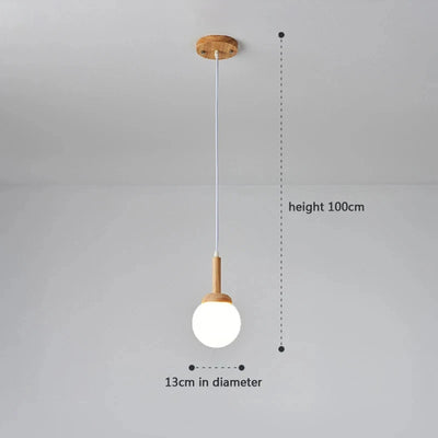 Nordic Wood Pendant Lamp