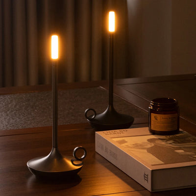 Rechargeable Wireless Touch Lamp Desk Lamp | Portable LED Table Lamp with Candle Warm Light for Decoration