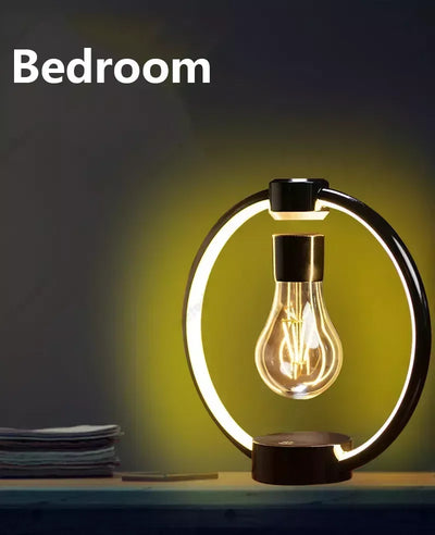 NEW Magnetic Levitating Bulb – Retro RGB LED Night Light for Bedroom and Home Decor