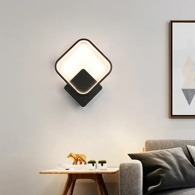 Minimalist LED Wall Lamp | Round & Square Sconces