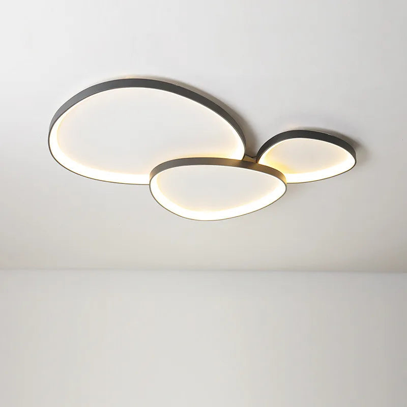 Nordic Minimalist LED Ceiling Chandelier - Dimmable Pendant Lamp for Living Room, Bedroom, Office