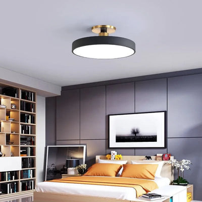 Nordic LED Macaron Circular Ceiling Chandelier - Modern Home Lighting