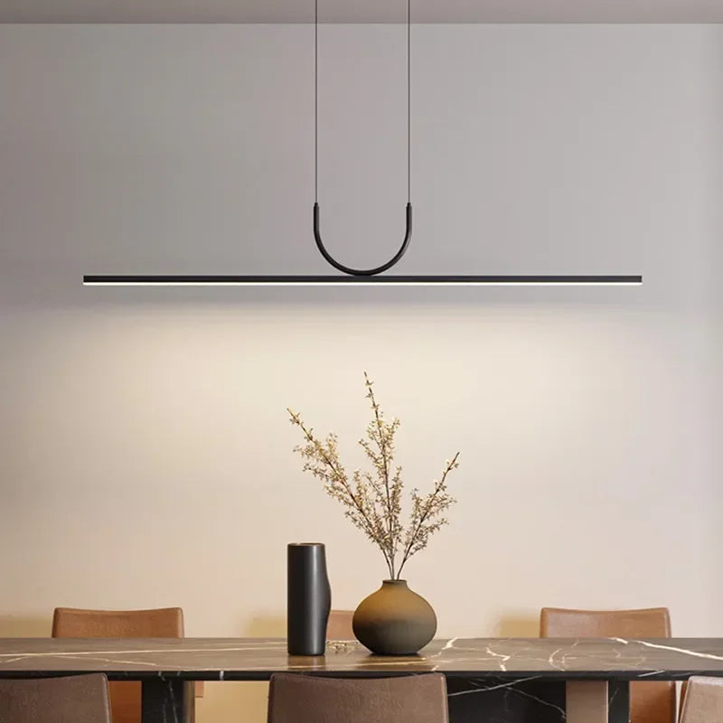 Nordic Minimalist LED Ceiling Chandelier - Contemporary Indoor Lighting Fixture