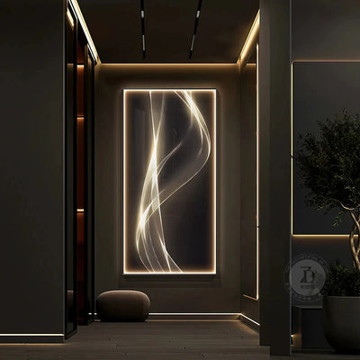 Modern Creative Interior Mural Living Room Bedroom Dining Room Hotel Lobby Staircase Handrail Wall Decoration LED Wall Lights