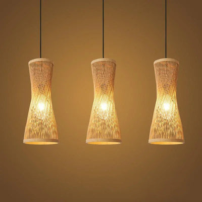 Japanese Small Chandelier: Embrace Serenity with Bamboo Elegance